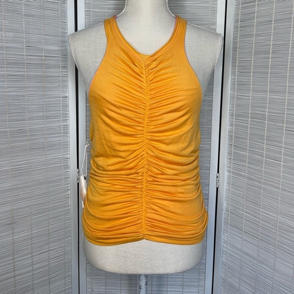 Pilcro Reversible Ribbed Tank Top Orange Pink Size M New without Price Tag - Picture 5 of 12